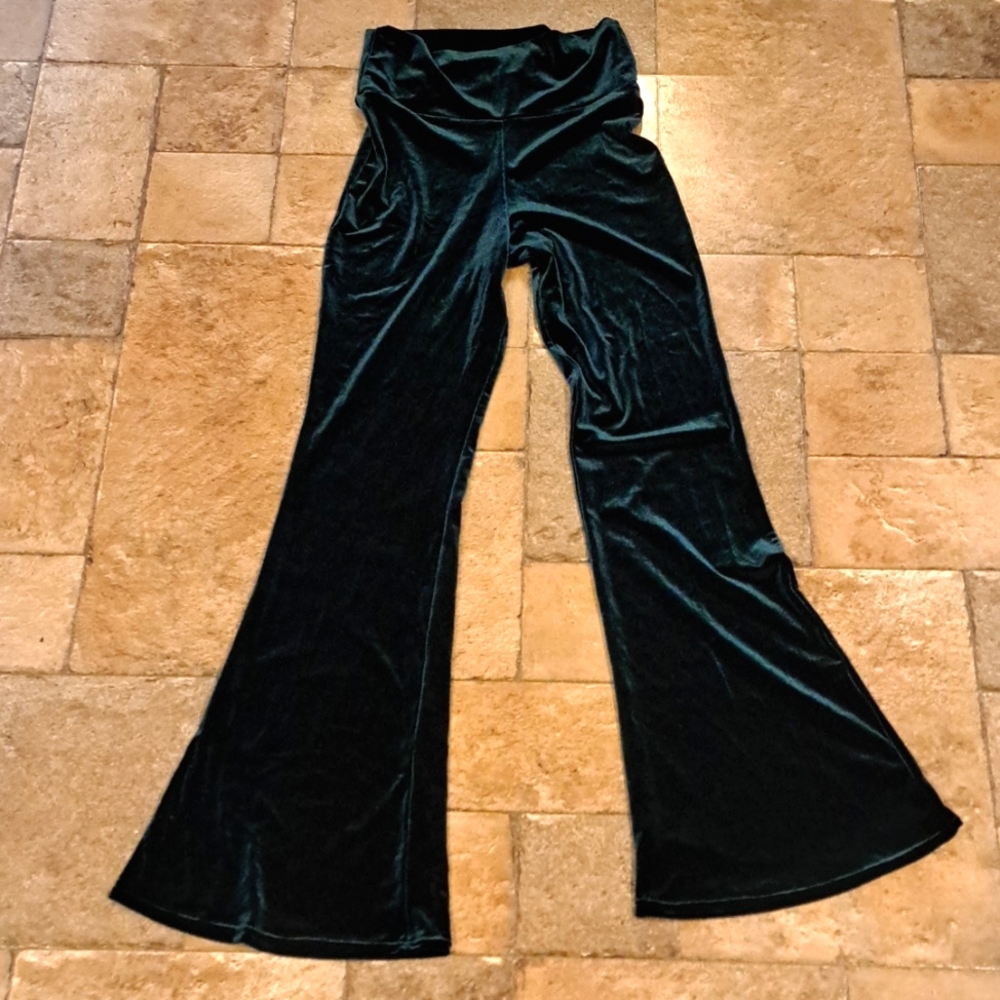 Velvet bellbottoms